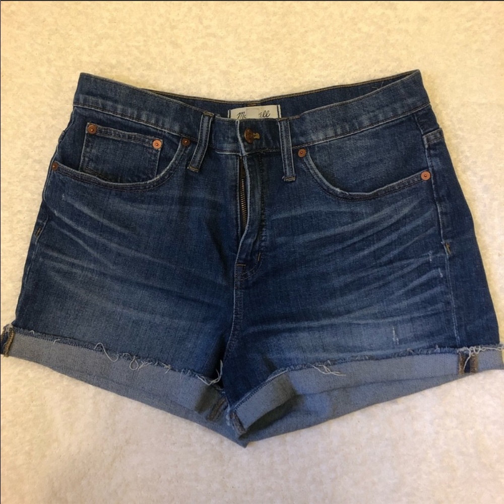 Madewell high-rise cuffed shorts cuffed 30